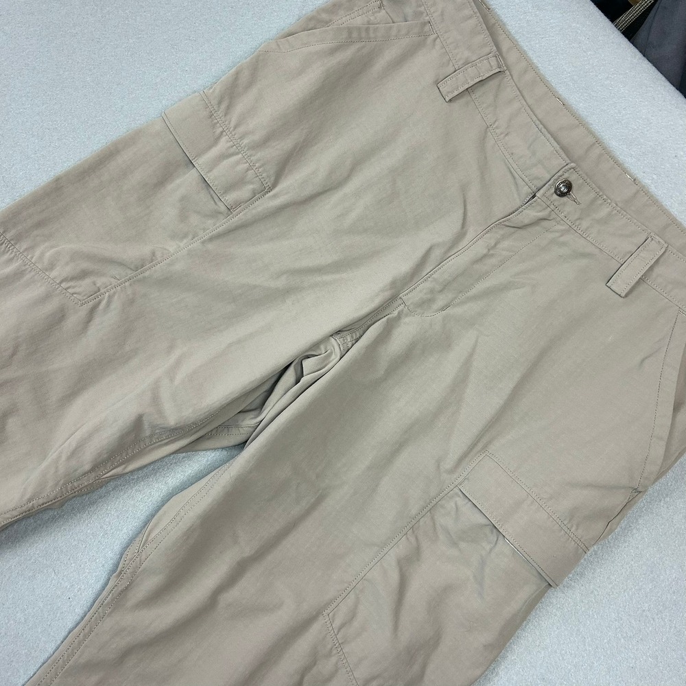 Duluth Trading Co Cargo Pants Dry on the Fly Ripstop Mens 38x34 Tan